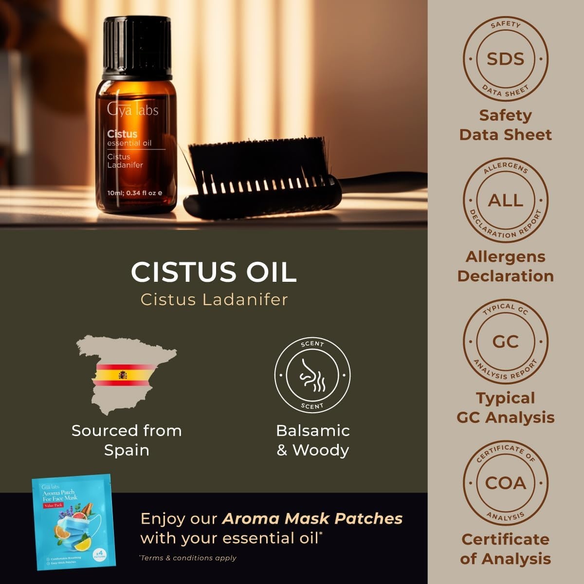 image:image100 Pure Lemon Essential Oil for Skin amp Diffuser 034 Fl OzCistus