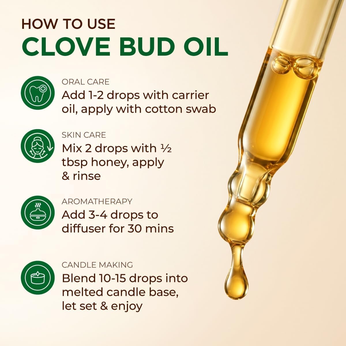 image:image100 Pure Lemon Essential Oil for Skin amp Diffuser 034 Fl OzClove Bud