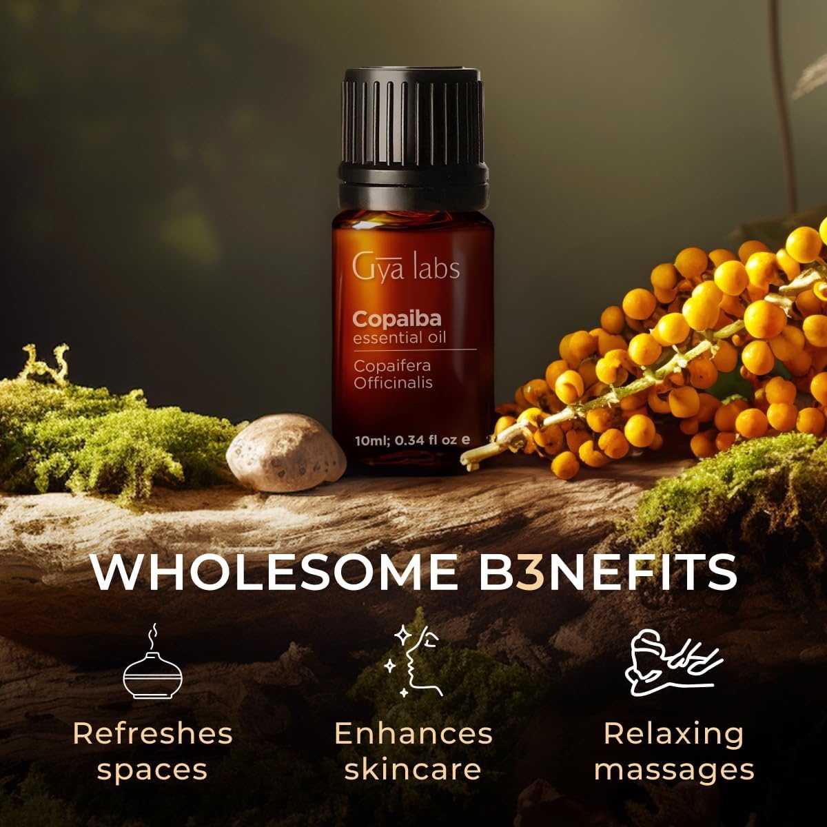 image:image100 Pure Lemon Essential Oil for Skin amp Diffuser 034 Fl OzCopaiba