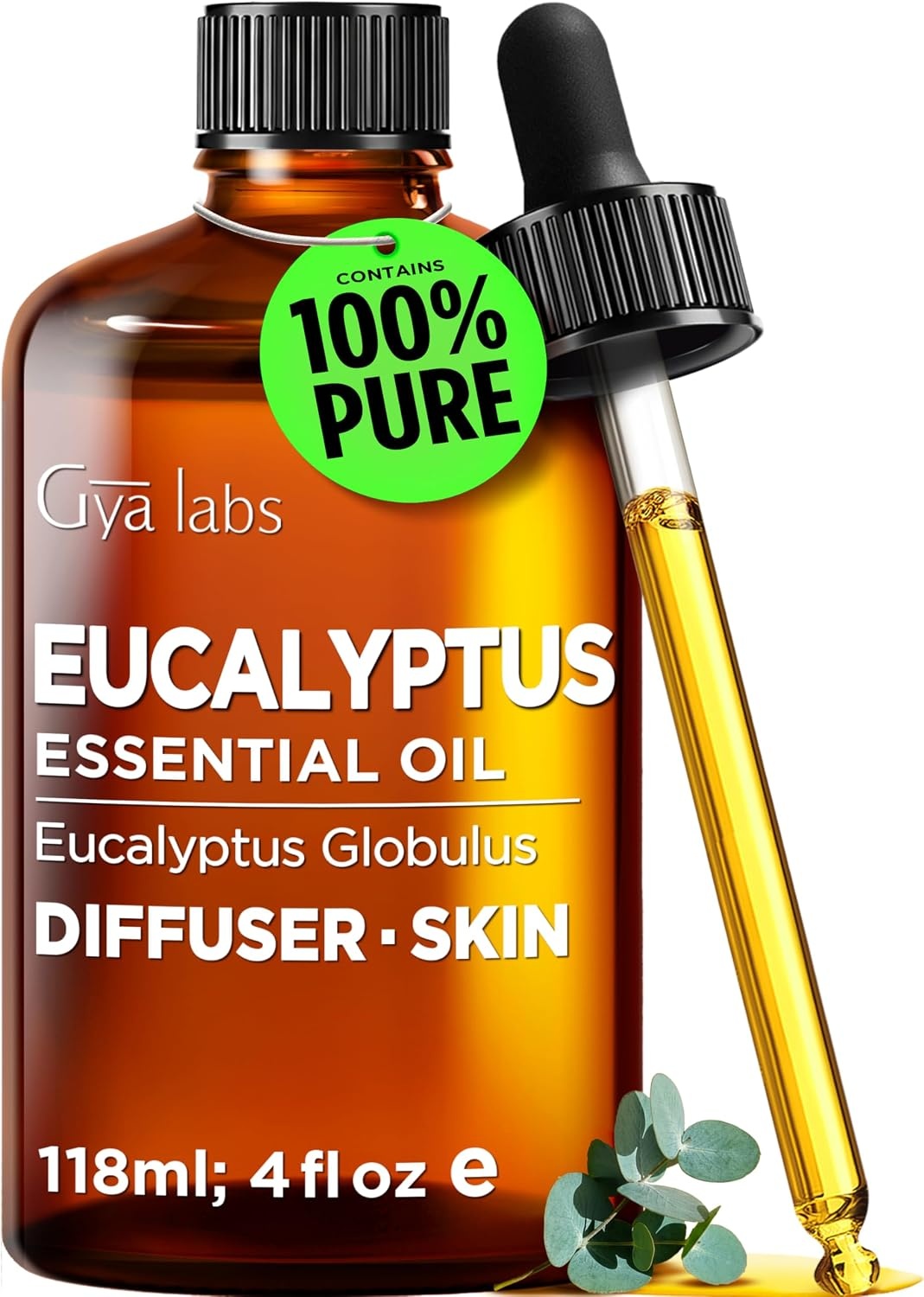 image:image100 Pure Lemon Essential Oil for Skin amp Diffuser 034 Fl OzEucalyptus