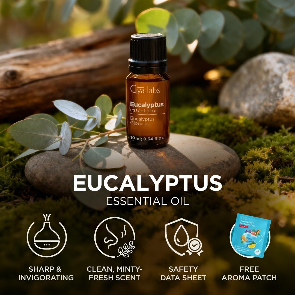 image:image100 Pure Lemon Essential Oil for Skin amp Diffuser 034 Fl OzEucalyptus