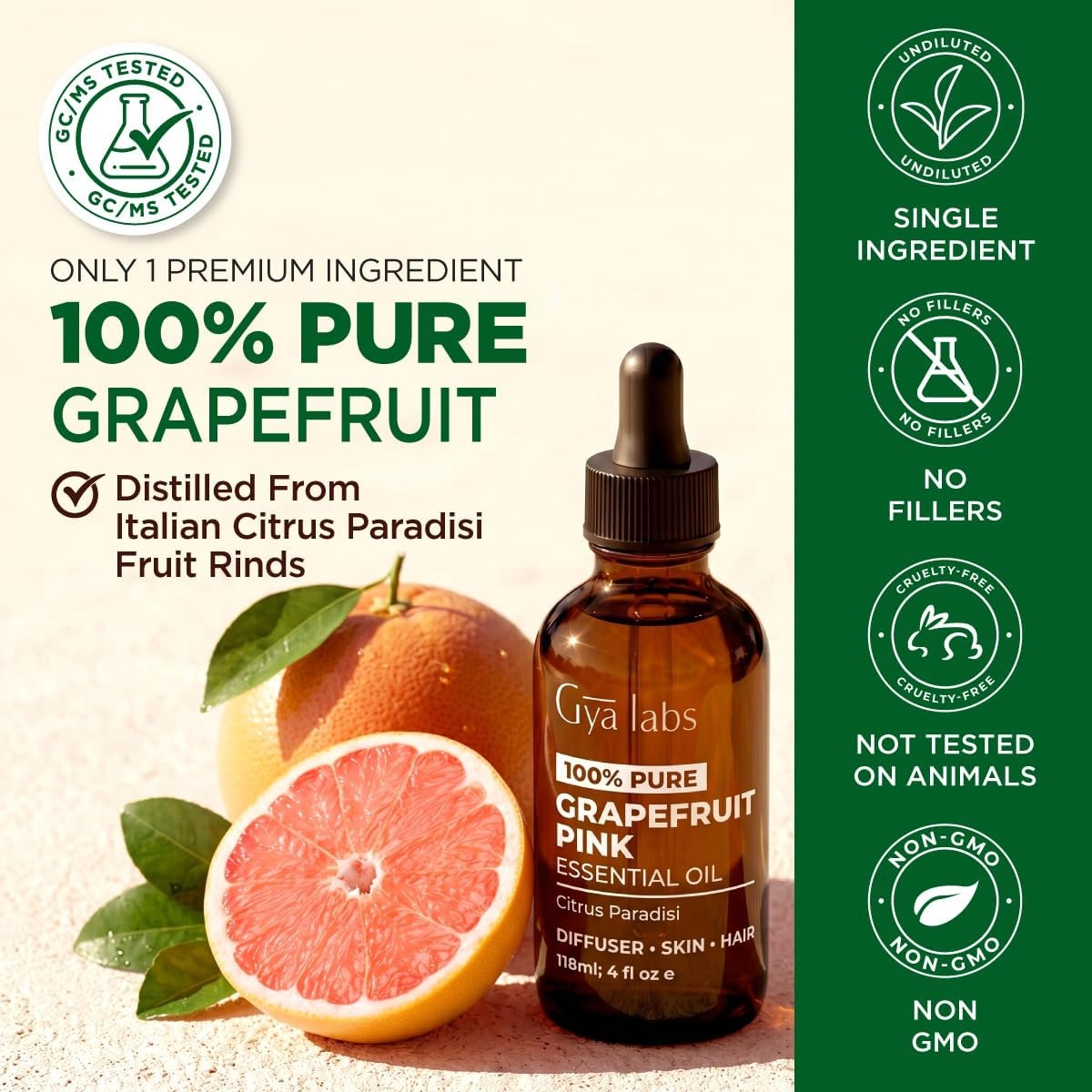 image:image100 Pure Lemon Essential Oil for Skin amp Diffuser 034 Fl OzGrapefruit