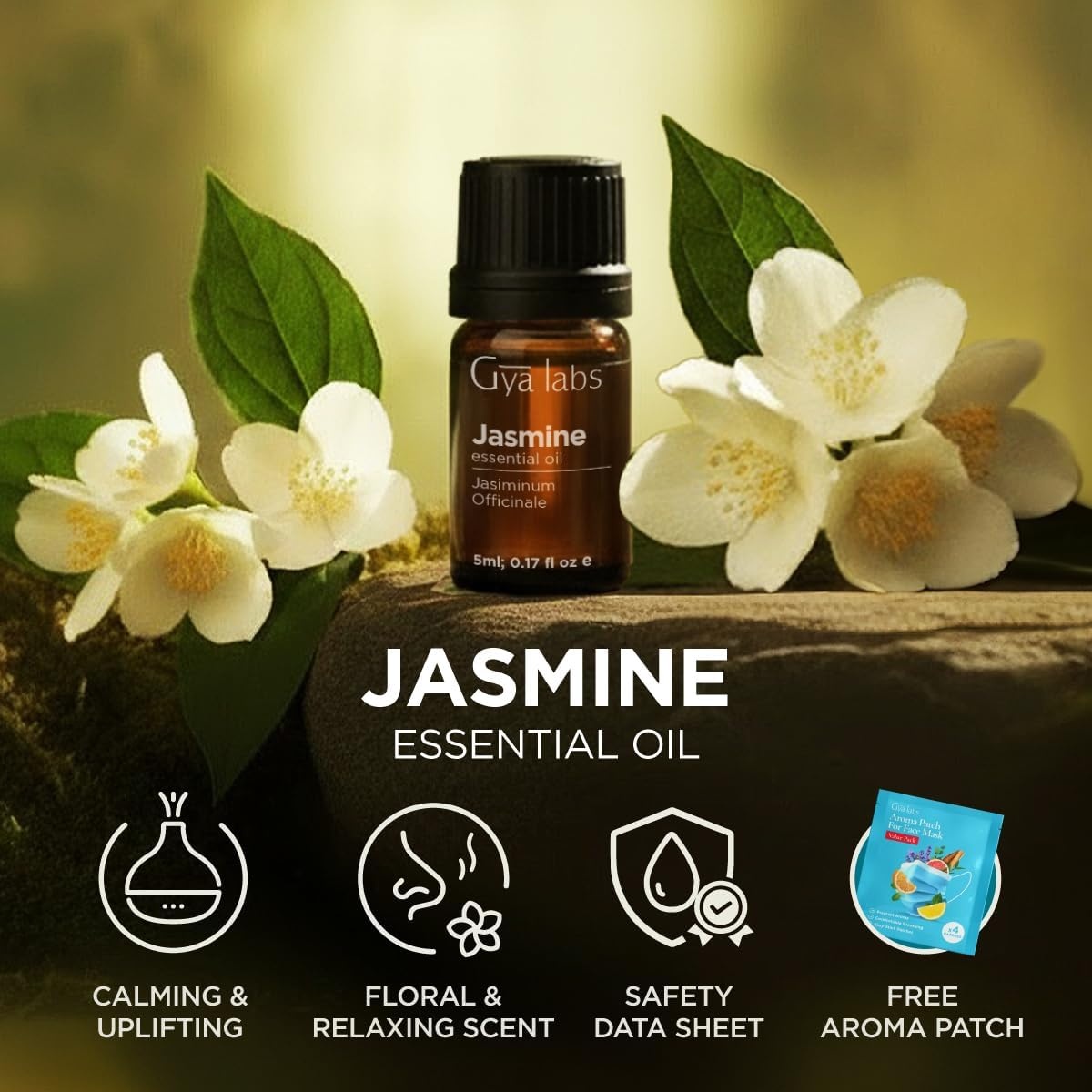 image:image100 Pure Lemon Essential Oil for Skin amp Diffuser 034 Fl OzJasmine
