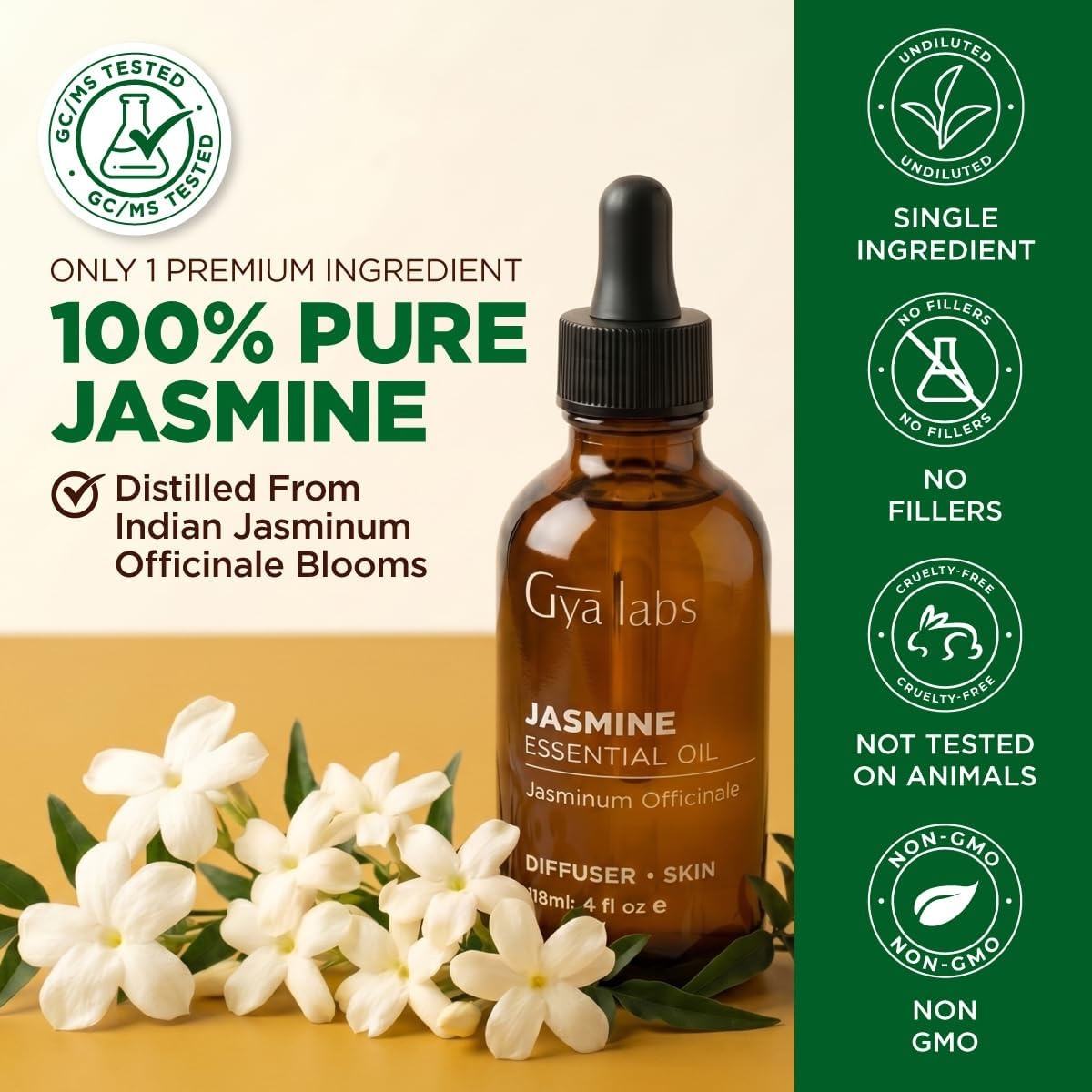 image:image100 Pure Lemon Essential Oil for Skin amp Diffuser 034 Fl OzJasmine