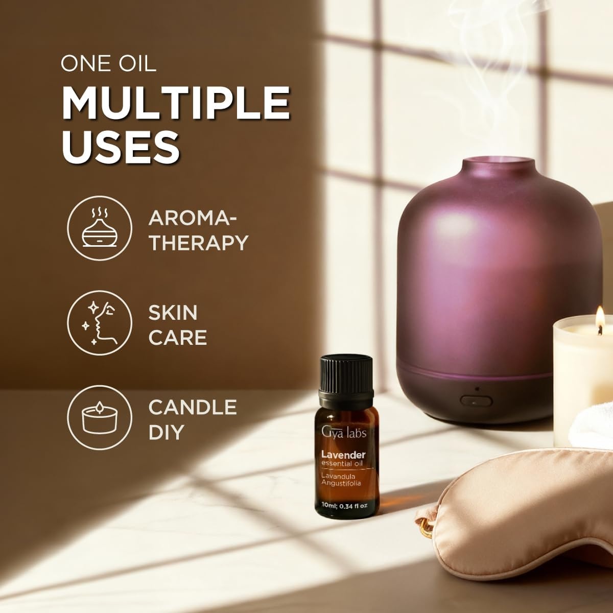 image:image100 Pure Lemon Essential Oil for Skin amp Diffuser 034 Fl OzLavender