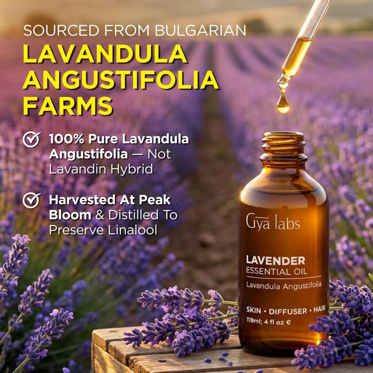 image:image100 Pure Lemon Essential Oil for Skin amp Diffuser 034 Fl OzLavender