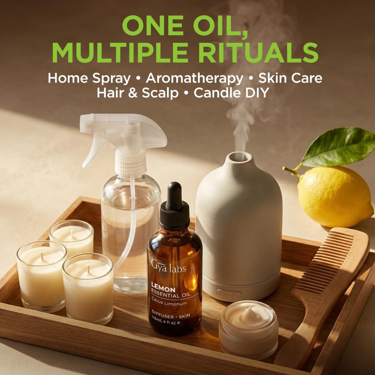 image:image100 Pure Lemon Essential Oil for Skin amp Diffuser 034 Fl OzLemon