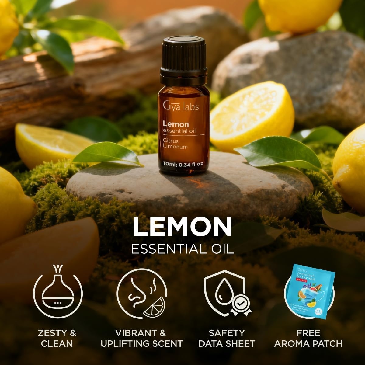 image:image100 Pure Lemon Essential Oil for Skin amp Diffuser 034 Fl OzLemon