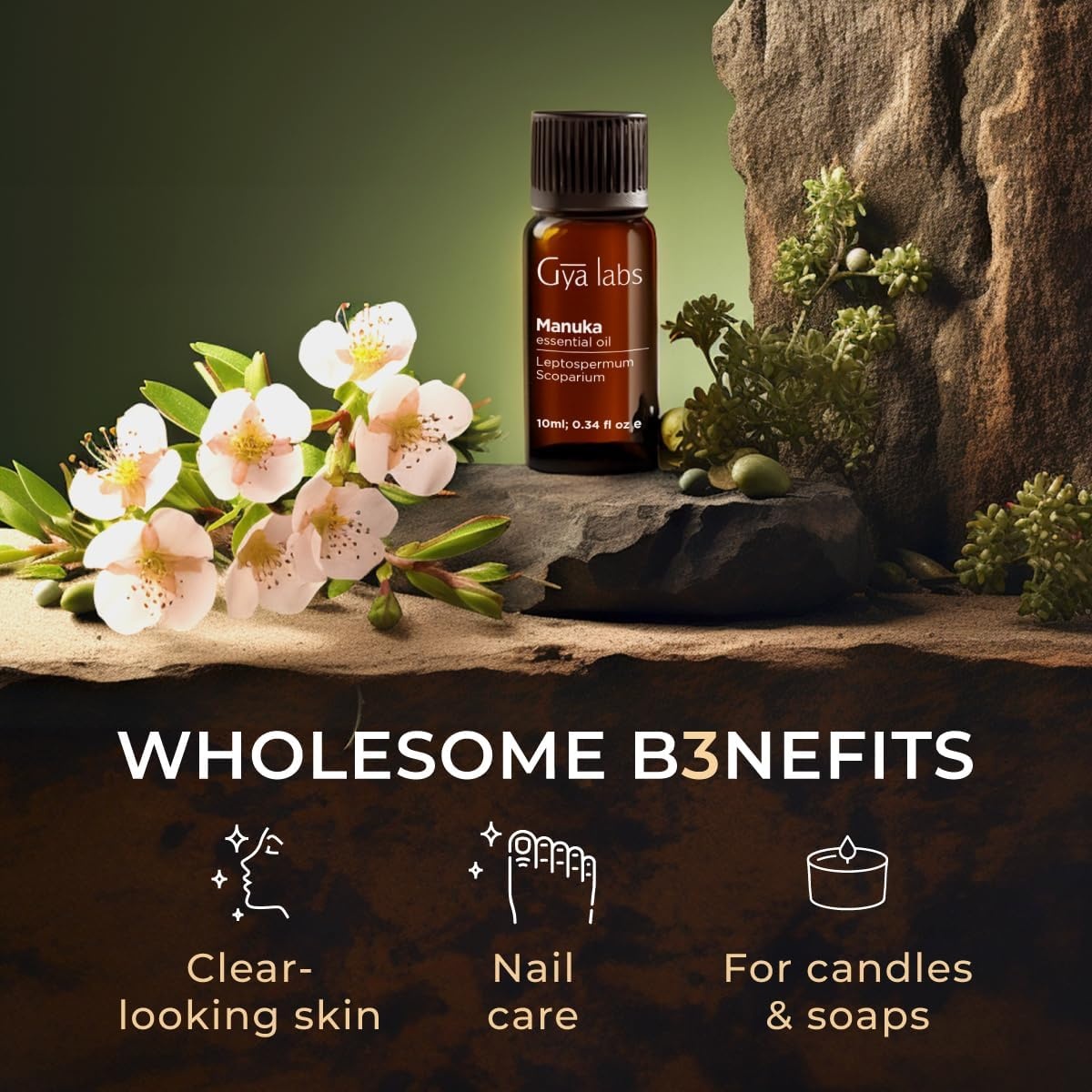 image:image100 Pure Lemon Essential Oil for Skin amp Diffuser 034 Fl OzManuka