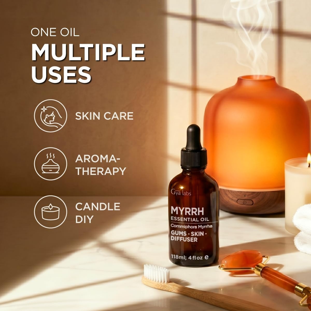 image:image100 Pure Lemon Essential Oil for Skin amp Diffuser 034 Fl OzMyrrh