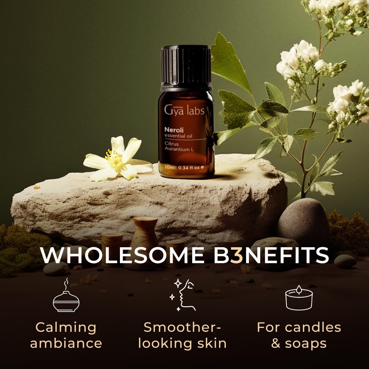 image:image100 Pure Lemon Essential Oil for Skin amp Diffuser 034 Fl OzNeroli