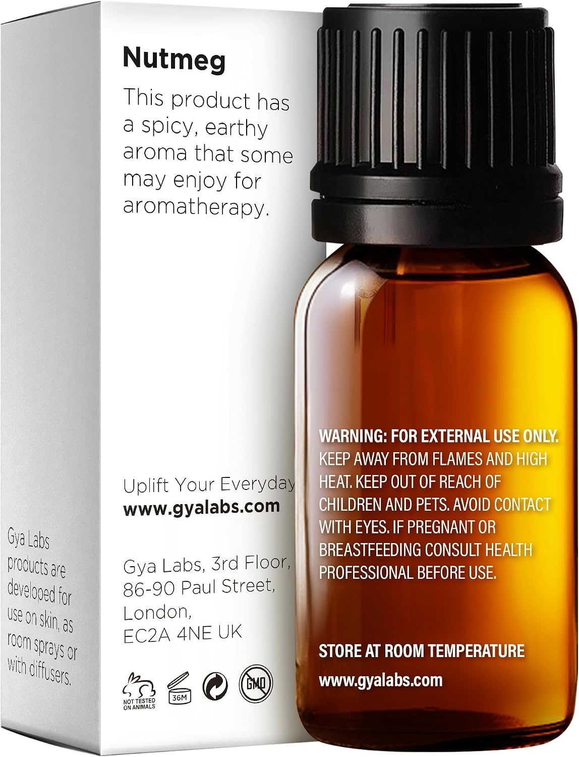 image:image100 Pure Lemon Essential Oil for Skin amp Diffuser 034 Fl OzNutmeg