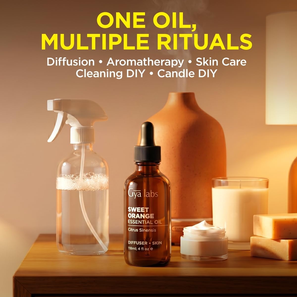 image:image100 Pure Lemon Essential Oil for Skin amp Diffuser 034 Fl OzOrange