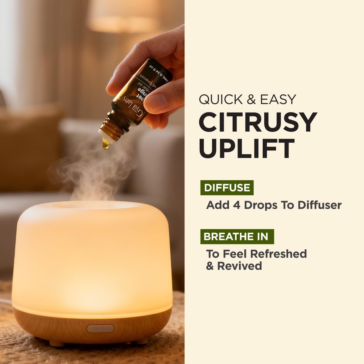image:image100 Pure Lemon Essential Oil for Skin amp Diffuser 034 Fl OzOrange