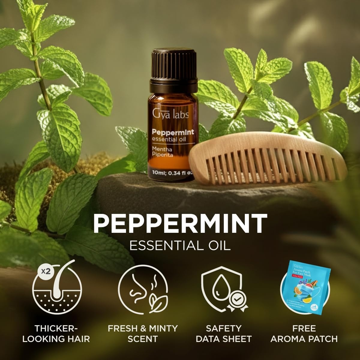 image:image100 Pure Lemon Essential Oil for Skin amp Diffuser 034 Fl OzPeppermint