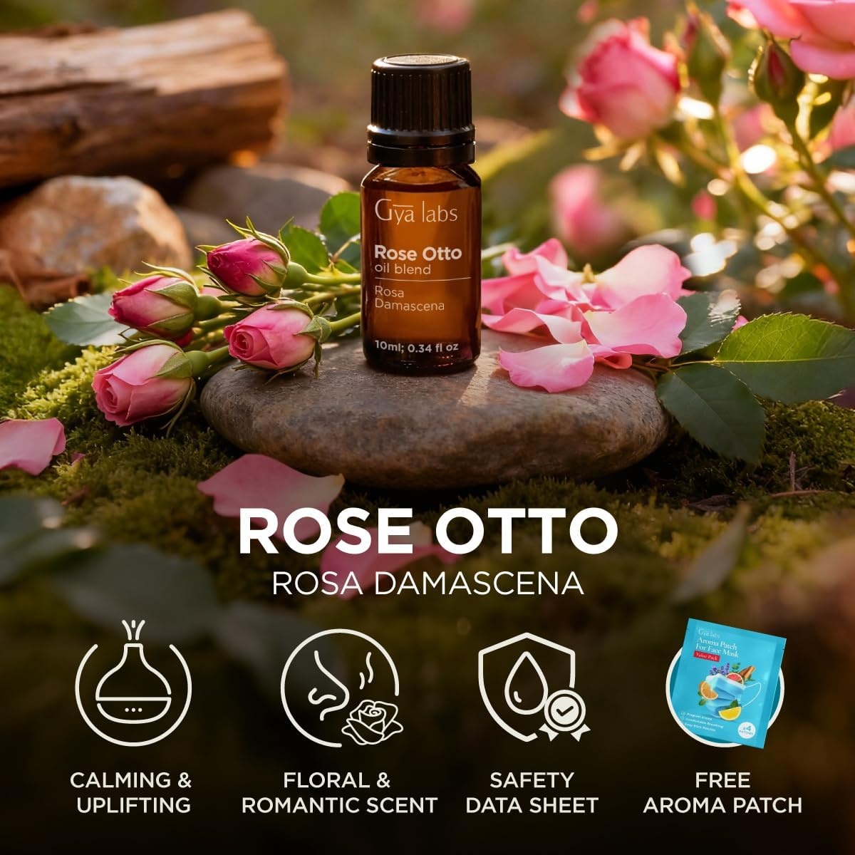 image:image100 Pure Lemon Essential Oil for Skin amp Diffuser 034 Fl OzRose Otto