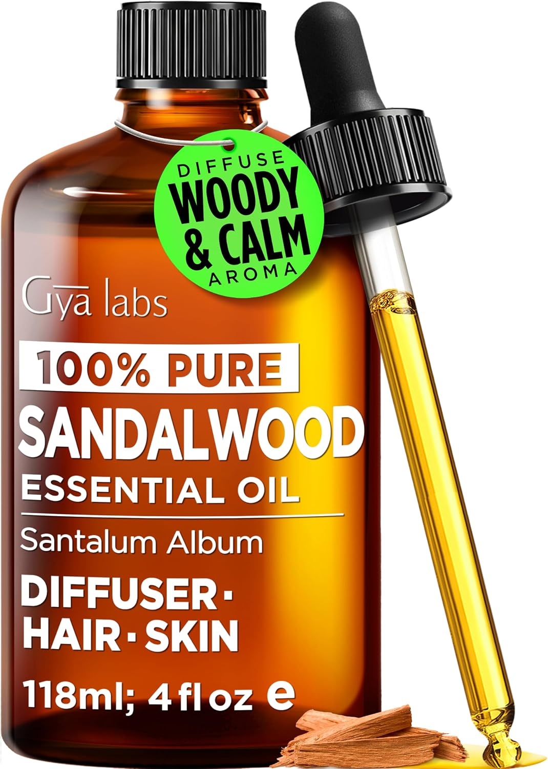 image:image100 Pure Lemon Essential Oil for Skin amp Diffuser 034 Fl OzSandalwood