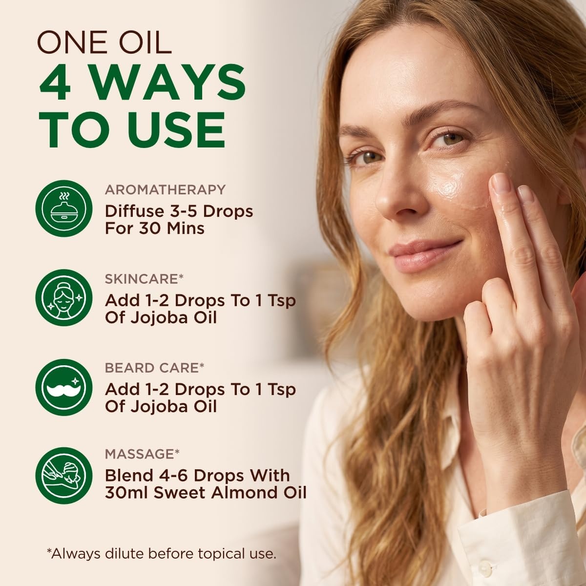 image:image100 Pure Lemon Essential Oil for Skin amp Diffuser 034 Fl OzSandalwood