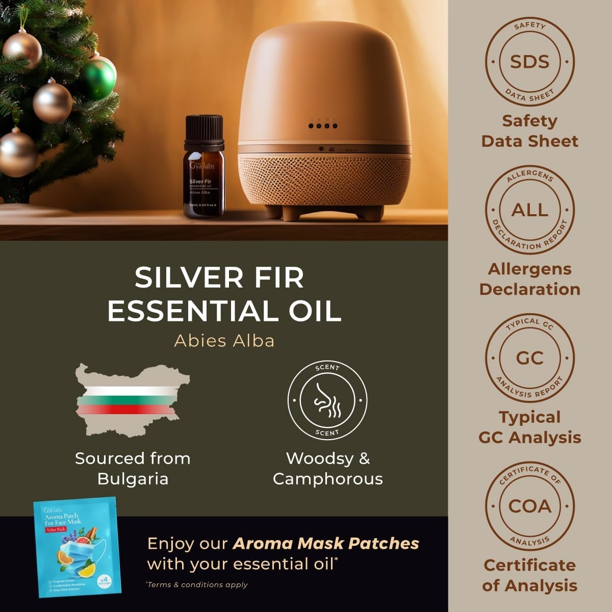 image:image100 Pure Lemon Essential Oil for Skin amp Diffuser 034 Fl OzSilver Fir