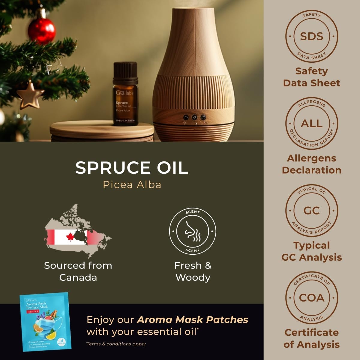 image:image100 Pure Lemon Essential Oil for Skin amp Diffuser 034 Fl OzSpruce