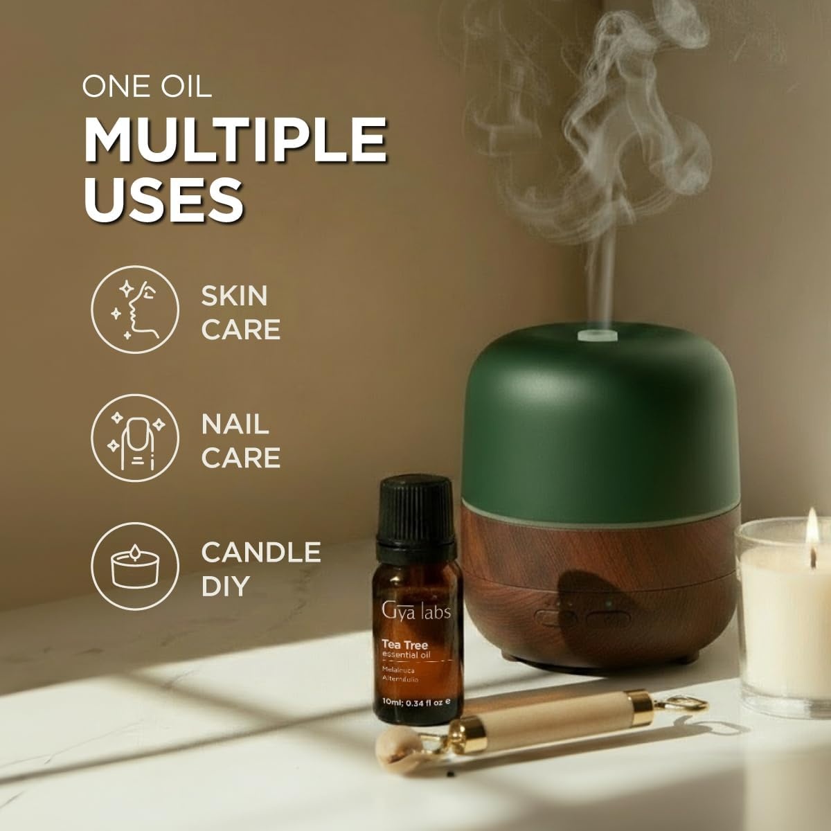 image:image100 Pure Lemon Essential Oil for Skin amp Diffuser 034 Fl OzTea Tree Supreme