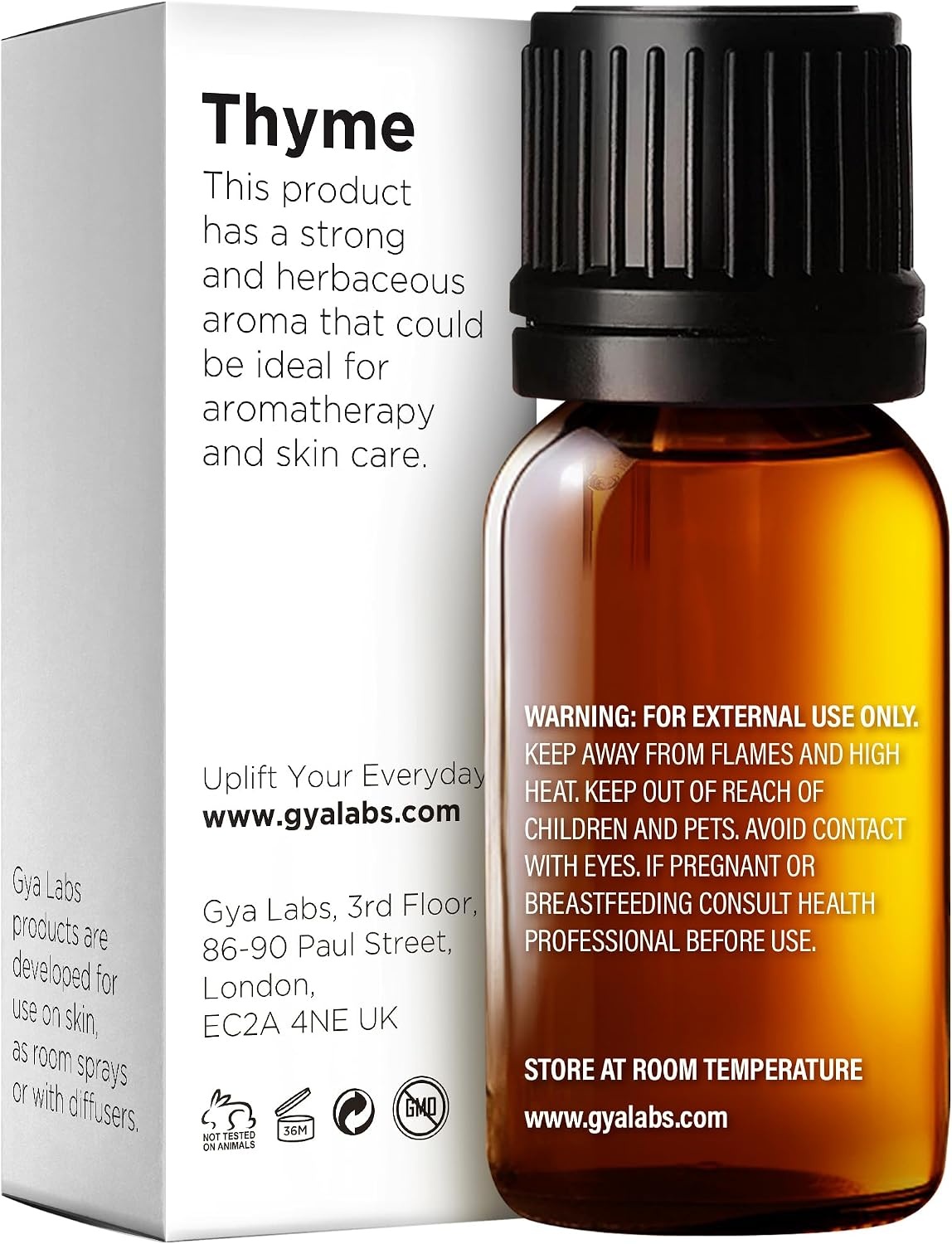 image:image100 Pure Lemon Essential Oil for Skin amp Diffuser 034 Fl OzThyme