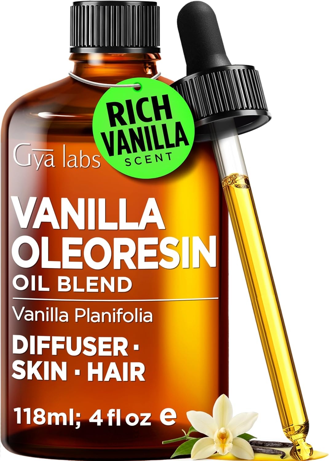image:image100 Pure Lemon Essential Oil for Skin amp Diffuser 034 Fl OzVanilla Oleoresin