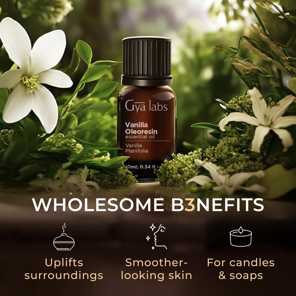 image:image100 Pure Lemon Essential Oil for Skin amp Diffuser 034 Fl OzVanilla Oleoresin