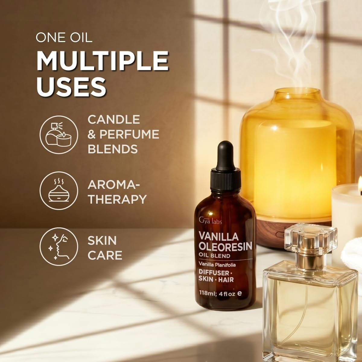 image:image100 Pure Lemon Essential Oil for Skin amp Diffuser 034 Fl OzVanilla Oleoresin
