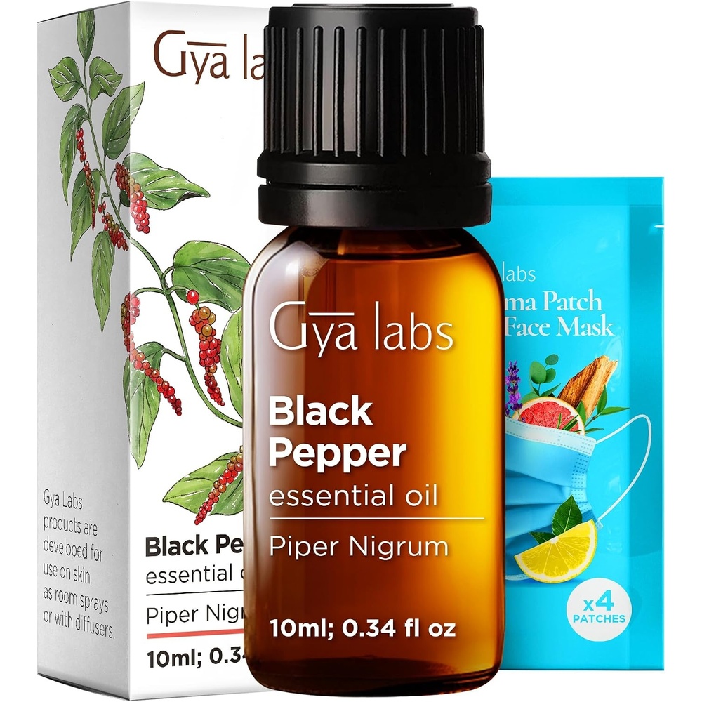 image:image100 Pure Lemon Essential Oil for Skin amp Diffuser 034 Fl OzBlack Pepper