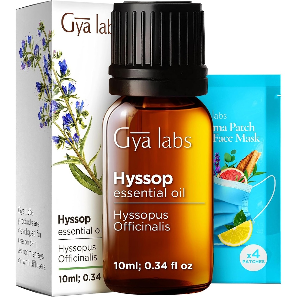 image:image100 Pure Lemon Essential Oil for Skin amp Diffuser 034 Fl OzHyssop