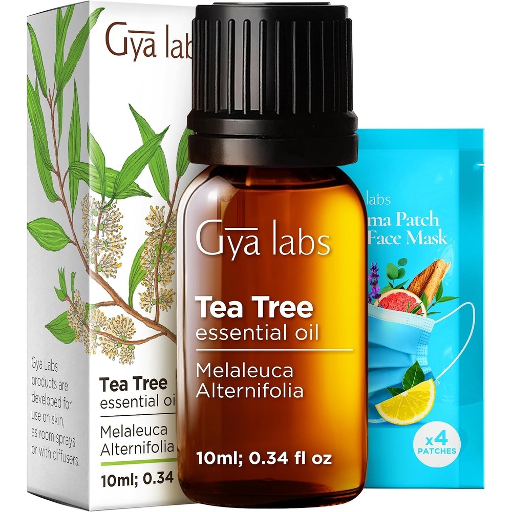 image:image100 Pure Lemon Essential Oil for Skin amp Diffuser 034 Fl OzTea Tree
