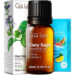 100% Pure Lemon Essential Oil for Skin & Diffuser – 0.34 Fl Oz(Clary Sage)
