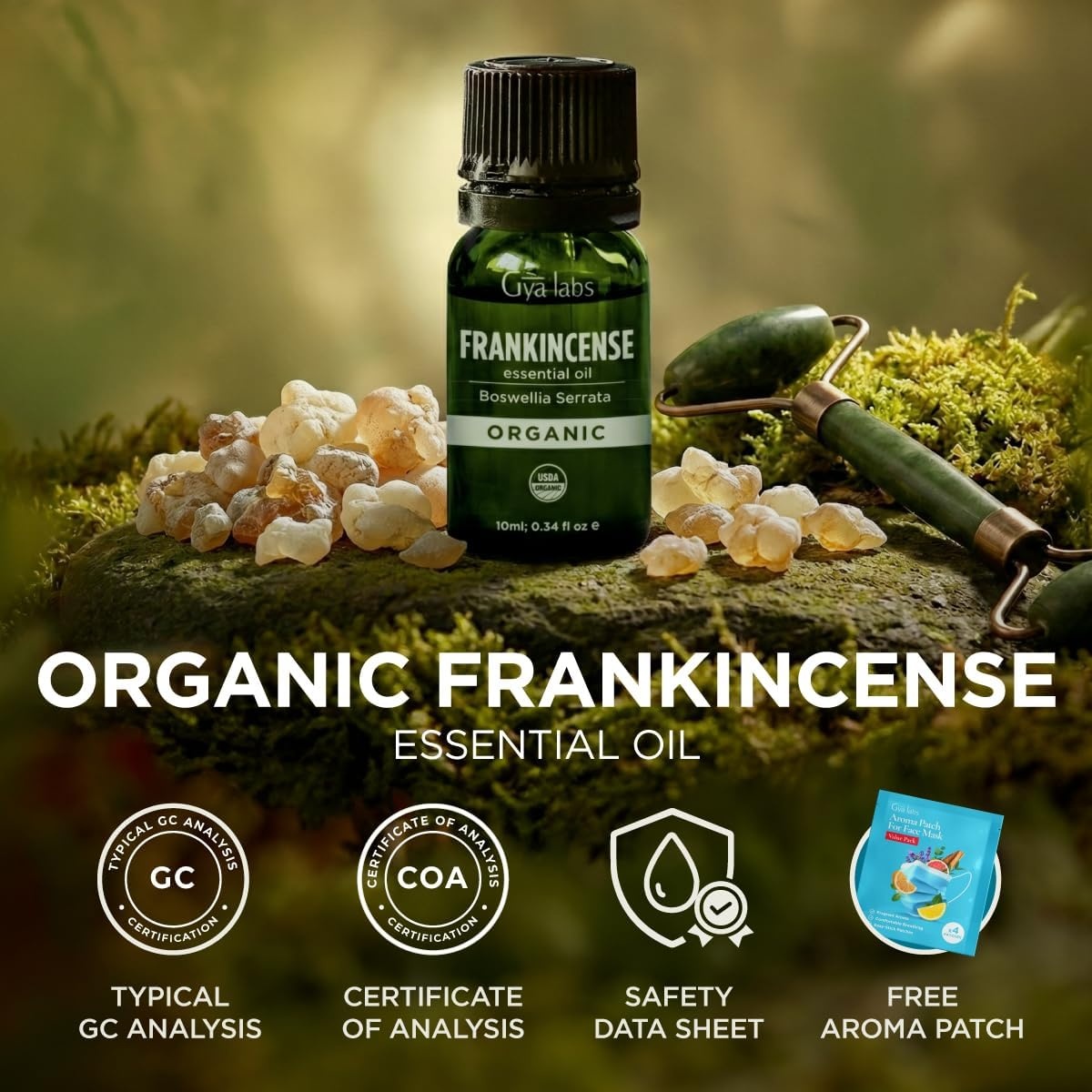 image:imagePure Organic Lavender Essential Oil 034 Fl Oz for Skin and HairFrankincense