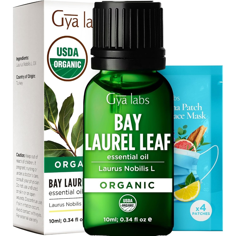 image:imagePure Organic Lavender Essential Oil 034 Fl Oz for Skin and HairBay Leaf