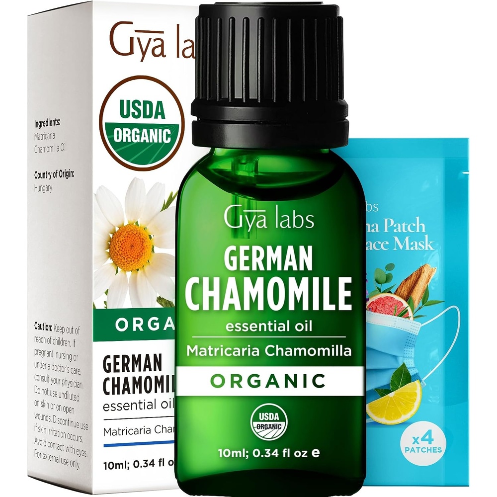 image:imagePure Organic Lavender Essential Oil 034 Fl Oz for Skin and HairGerman Chamomile