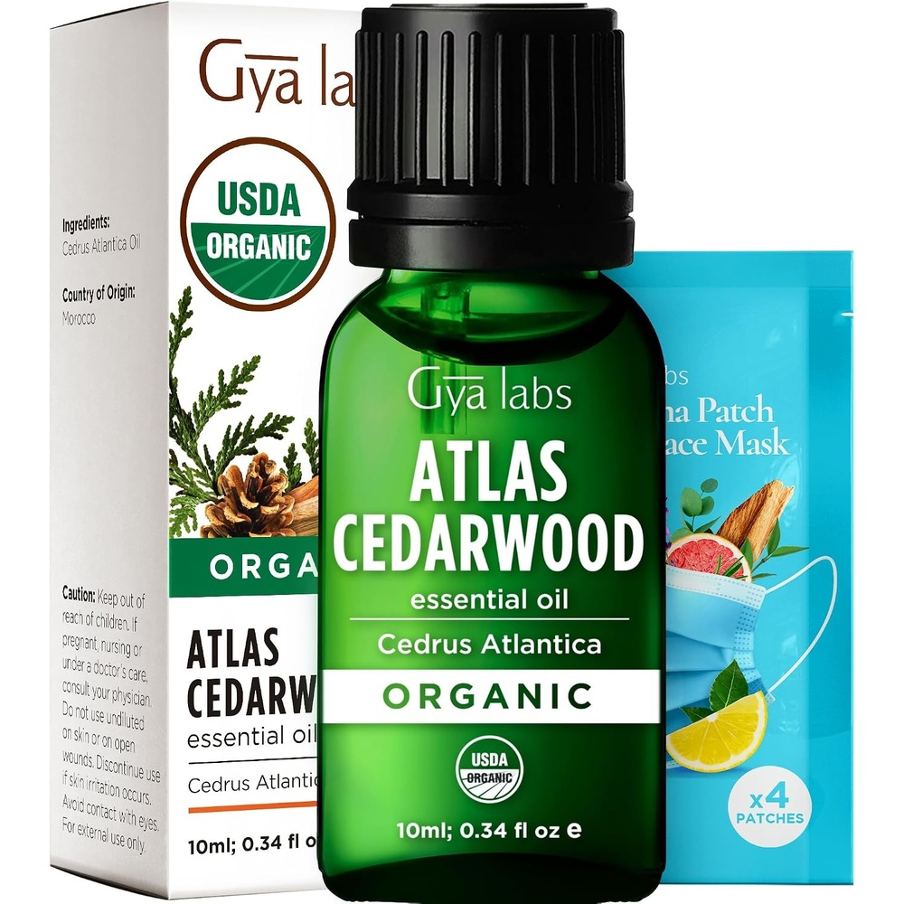 image:imagePure Organic Lavender Essential Oil 034 Fl Oz for Skin and HairOrganic Cedarwood