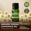 Pure Organic Lavender Essential Oil 0.34 Fl Oz – for Skin and Hair(Roman Chamomile)
