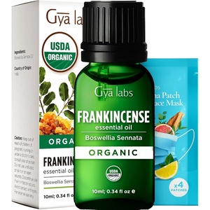 Pure Organic Lavender Essential Oil 0.34 Fl Oz – for Skin and Hair(Frankincense)