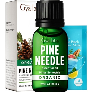 Pure Organic Lavender Essential Oil 0.34 Fl Oz – for Skin and Hair(Pine Needle)