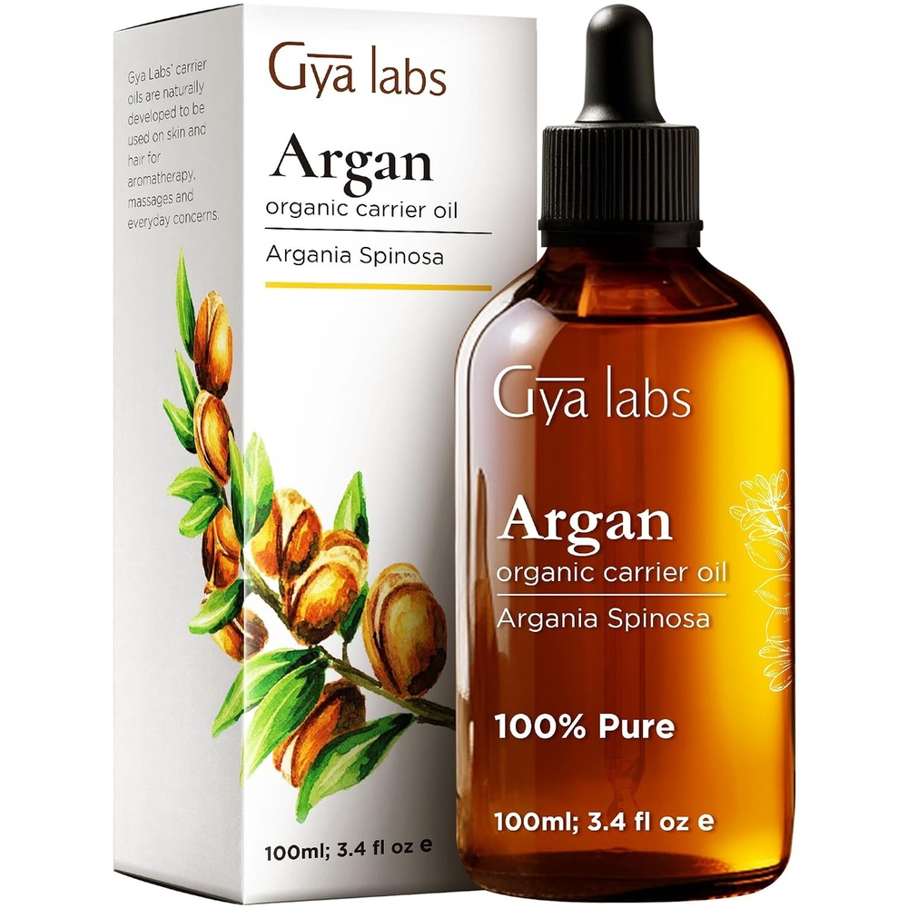 image:imageGya Labs Argan Hair Revival Oil 34 Fl Oz for Hair Skin amp FaceArgan Oil