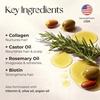 Gya Labs Argan Hair Revival Oil – 3.4 Fl Oz – for Hair, Skin & Face(Rosemary & Castor)
