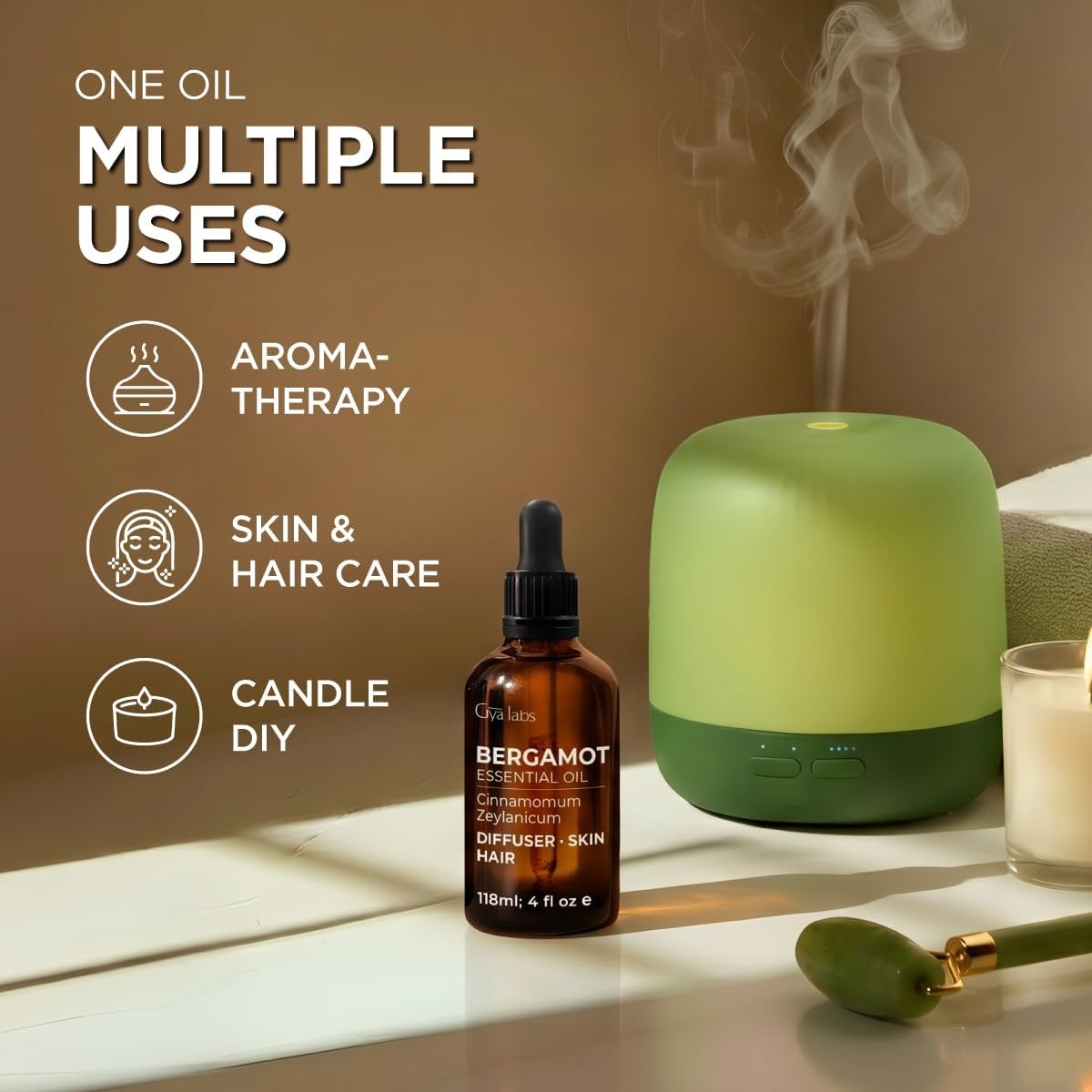 image:image100 Pure Agarwood Essential Oil for Skin amp Diffuser 034 Fl OzBergamot