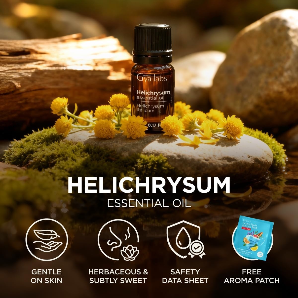 image:image100 Pure Agarwood Essential Oil for Skin amp Diffuser 034 Fl OzHelichrysum
