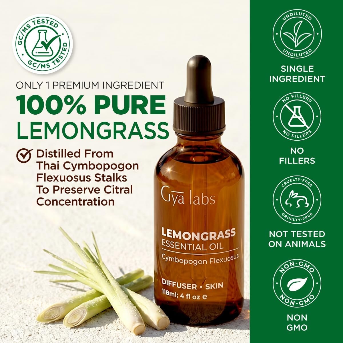 image:image100 Pure Agarwood Essential Oil for Skin amp Diffuser 034 Fl OzLemongrass