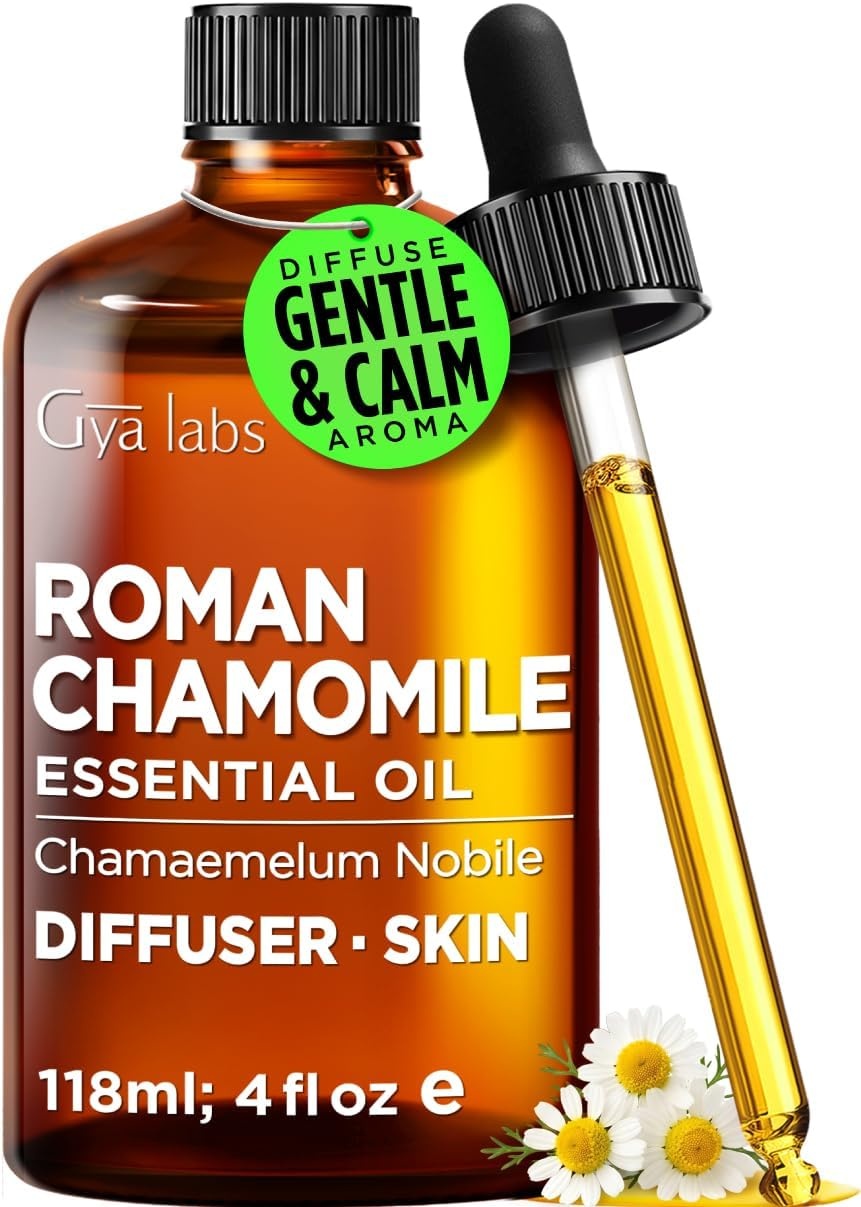 image:image100 Pure Agarwood Essential Oil for Skin amp Diffuser 034 Fl OzRoman Chamomile