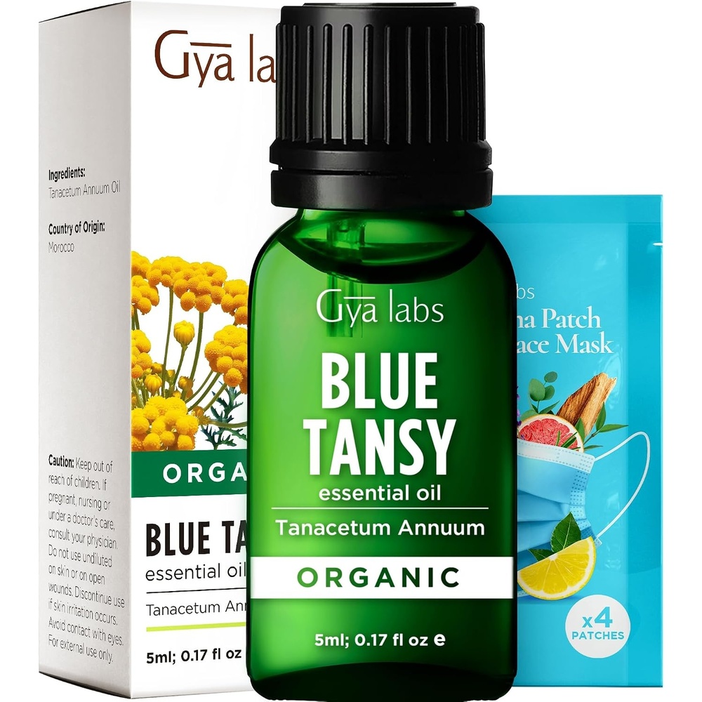 image:image100 Pure Agarwood Essential Oil for Skin amp Diffuser 034 Fl OzBlue Tansy