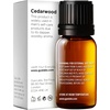 100% Pure Agarwood Essential Oil for Skin & Diffuser – 0.34 Fl Oz(Cedarwood)