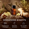 100% Pure Agarwood Essential Oil for Skin & Diffuser – 0.34 Fl Oz(Ginger)