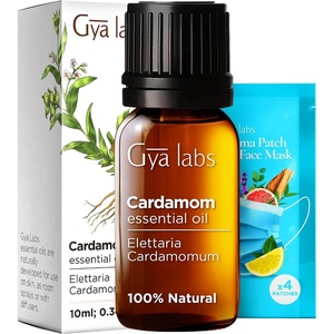 100% Pure Agarwood Essential Oil for Skin & Diffuser – 0.34 Fl Oz(Cardamom)